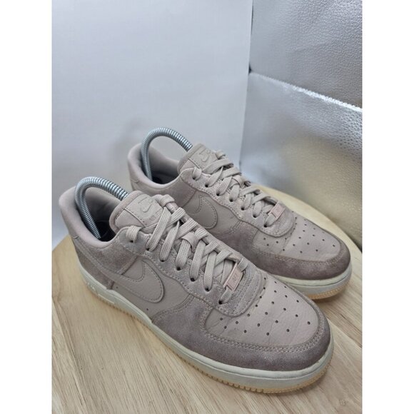 Nike Air Force 1 Low Pink Glitter Sneakers 616725-901 Size 7.5 - Picture 6 of 9